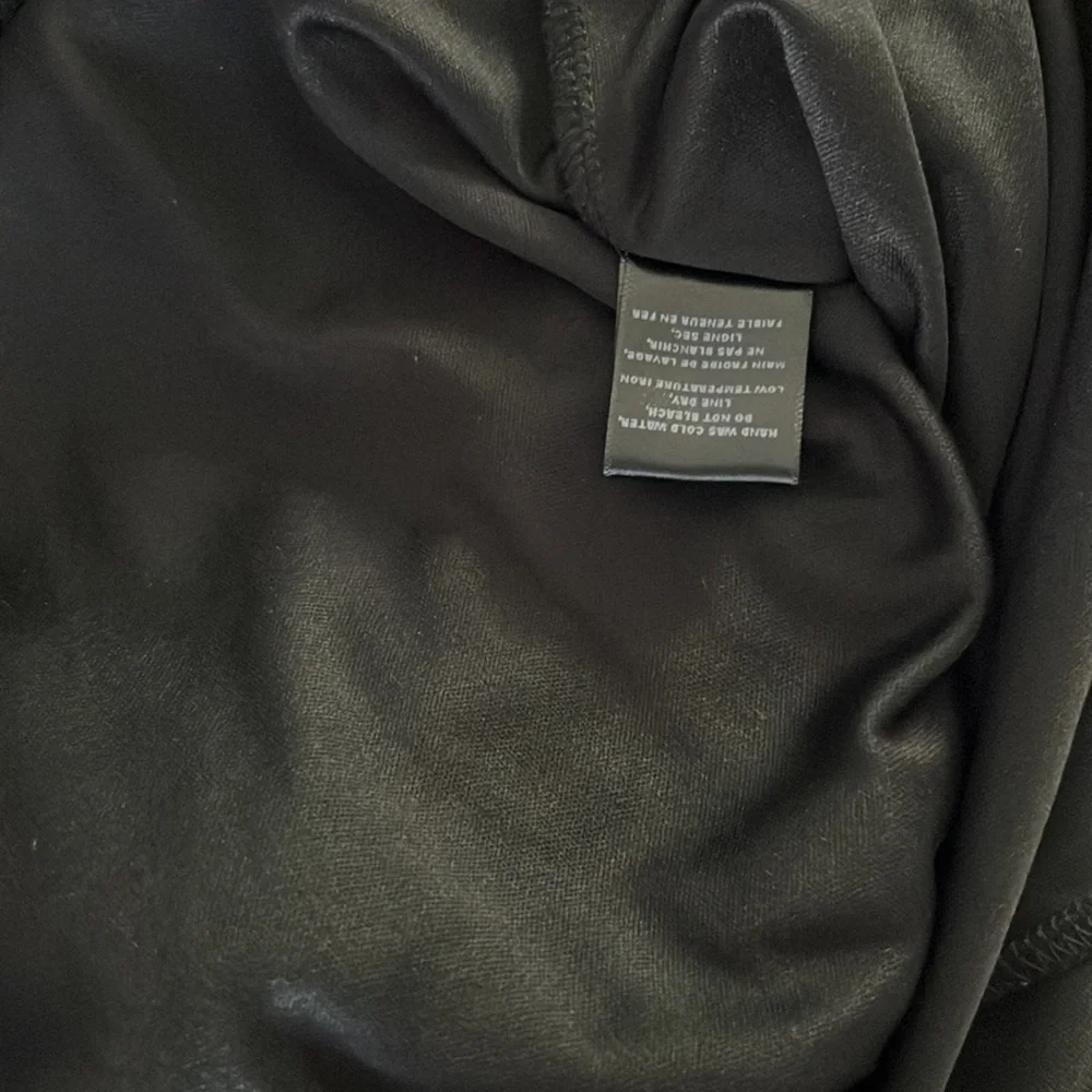 Fraiche By J Tie Front Long Sleeve Dress In Heather Green size S - Picture 8 of 8